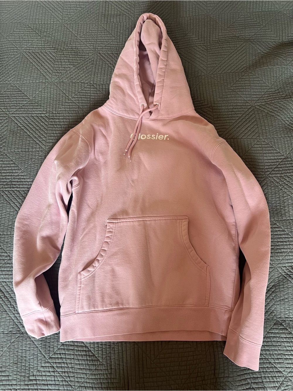 Glossier Pink Hoodie Jacket